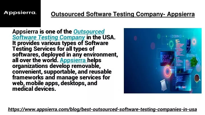 outsourced software testing company appsierra