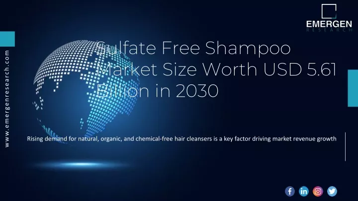 sulfate free shampoo market size worth