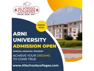 Arni University  Kangra Admission