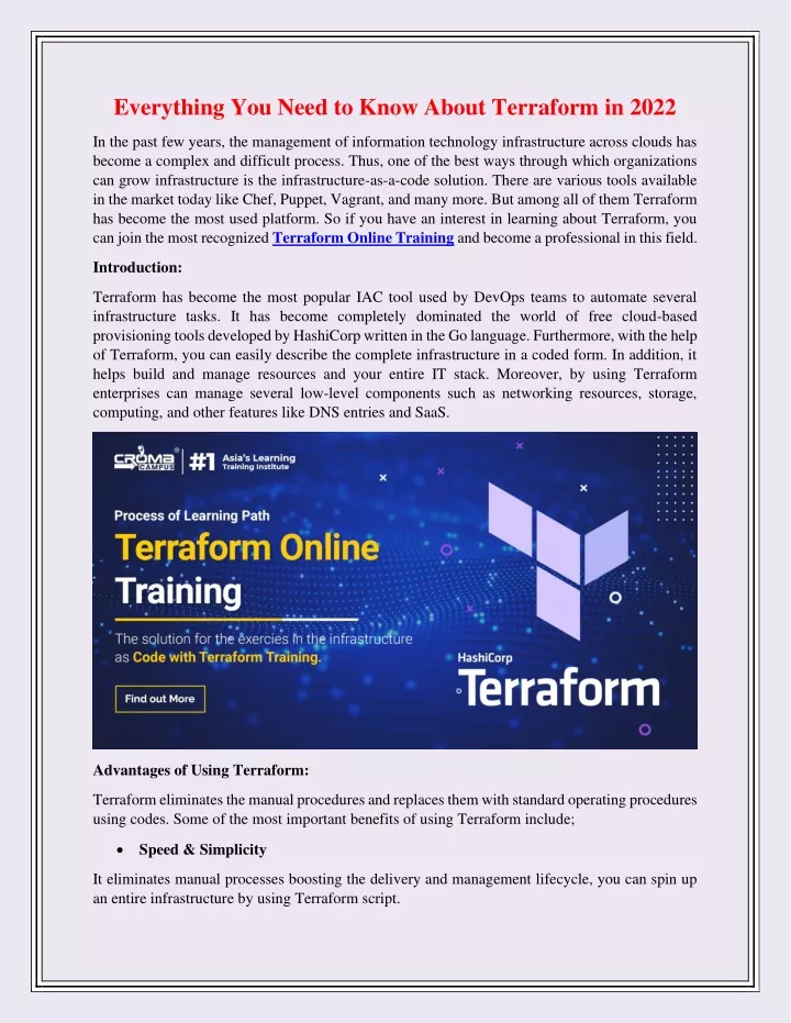 everything you need to know about terraform