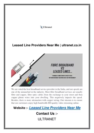 leased line providers near me | ultranet.co.in