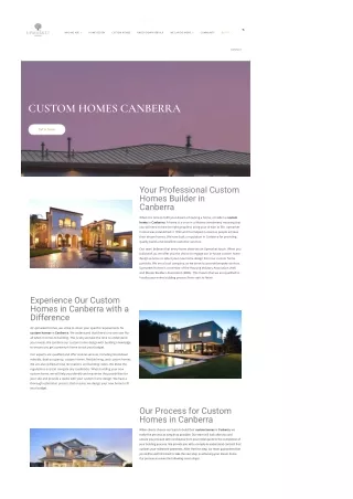Custom Homes Canberra