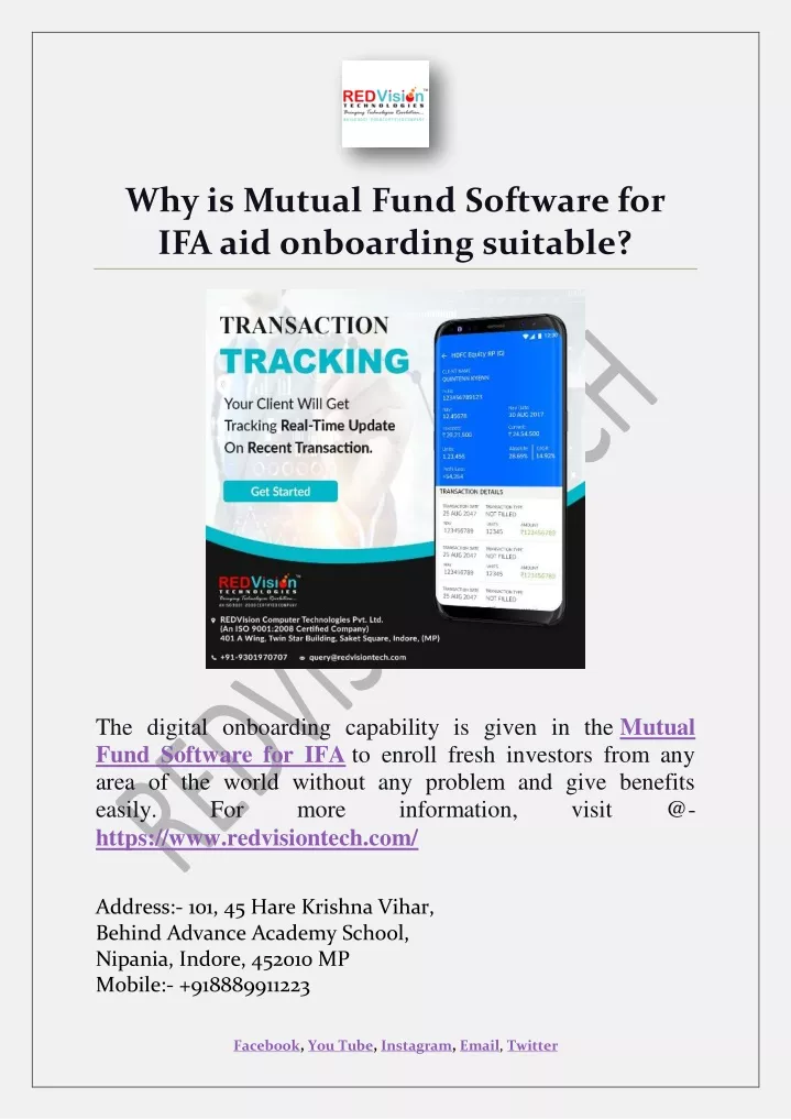 why is mutual fund software