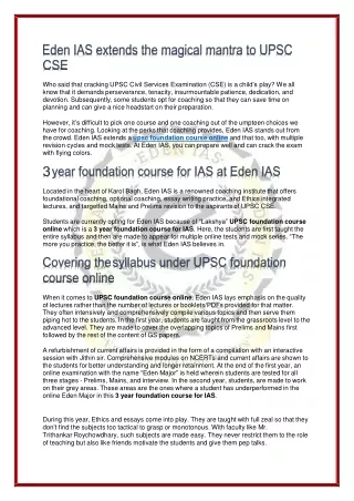 who said that cracking upsc civil services