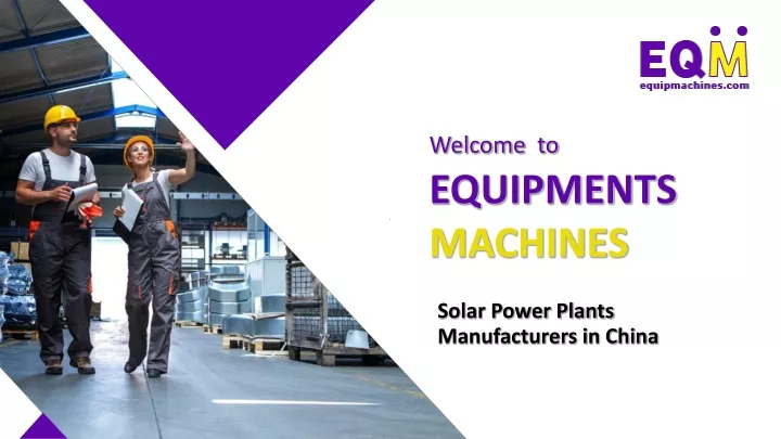 welcome to equipments machines