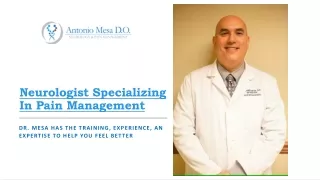 Neurologist Specializing and Pelvic Pain Treatment in Miami