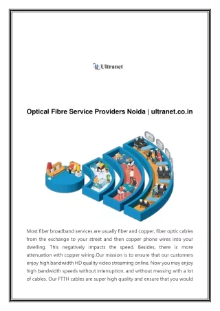 Optical Fibre Service Providers Noida