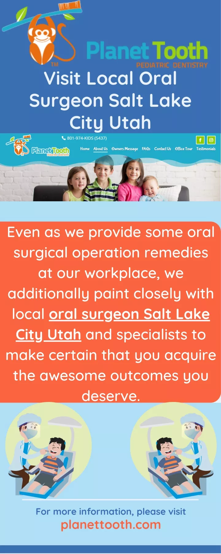 visit local oral surgeon salt lake city utah