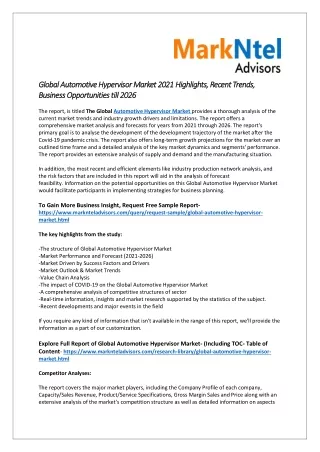 global global automotive hypervisor market