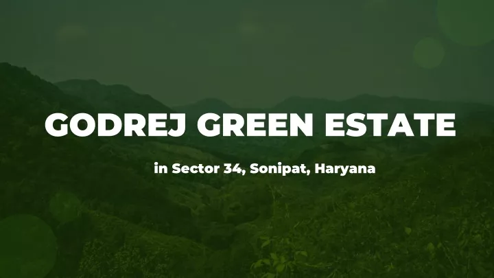 godrej green estate