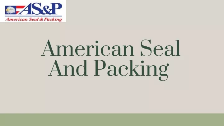 american seal and packing