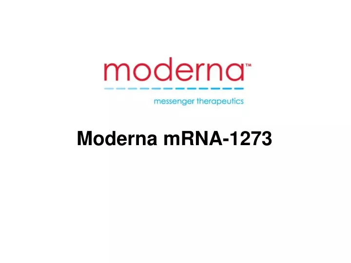 moderna mrna 1273