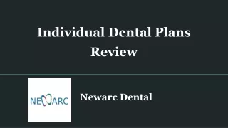Individual Dental Plans Review(Dental Fitout Review)