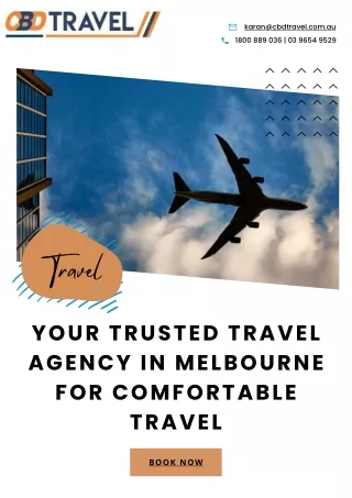 Your Trusted Travel Agency in Melbourne for Comfortable Travel