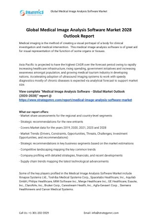 global medical image analysis software market