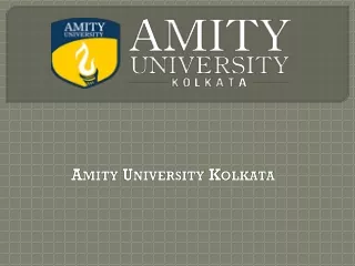 Guide for Application in Amity University in Kolkata