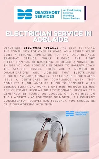 Electrician Adelaide