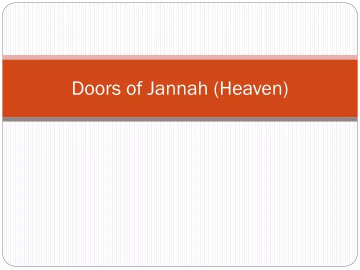 doors of jannah heaven