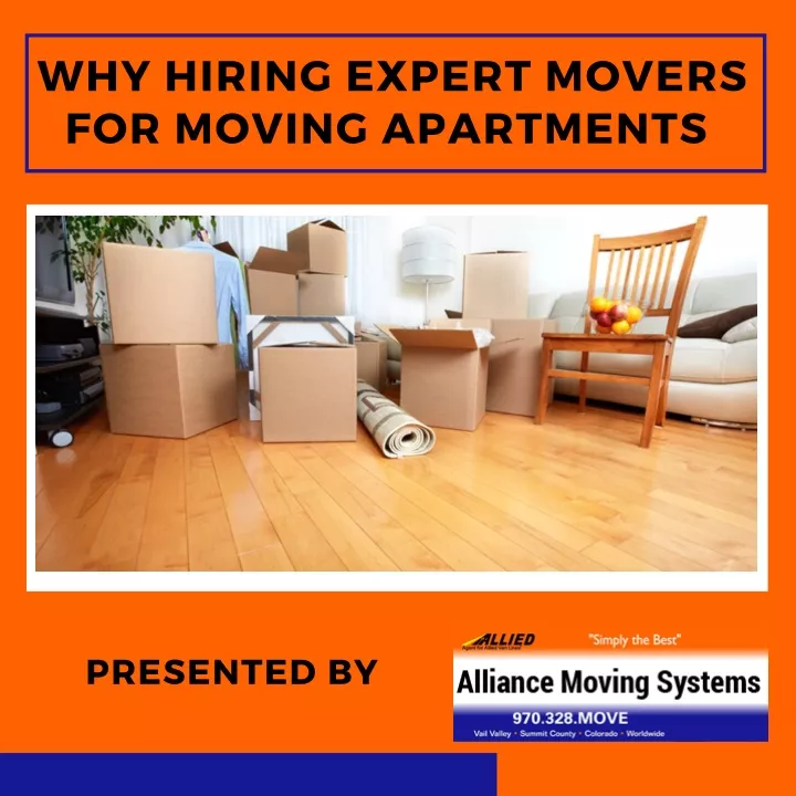 why hiring expert movers for moving apartments