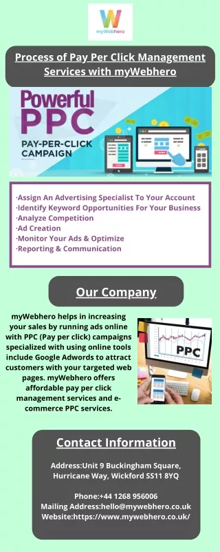 process of pay per click management services with