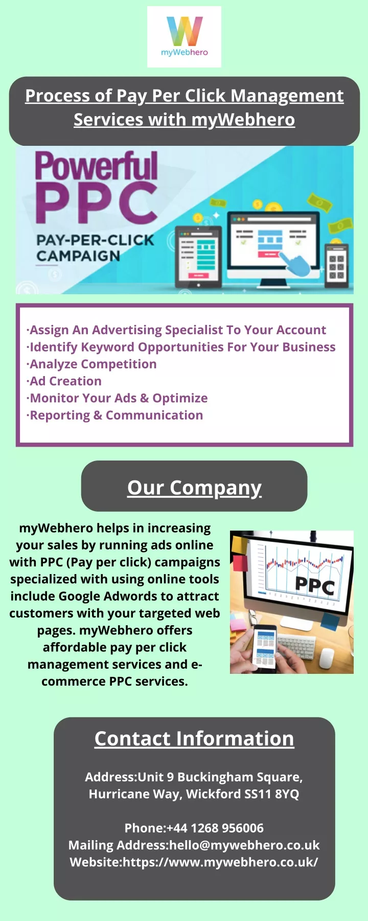 process of pay per click management services with