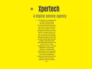 xpertech a digital service agency