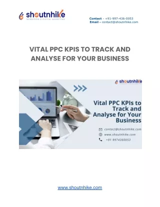 Vital PPC KPIs to Track and Analyse for Your Business