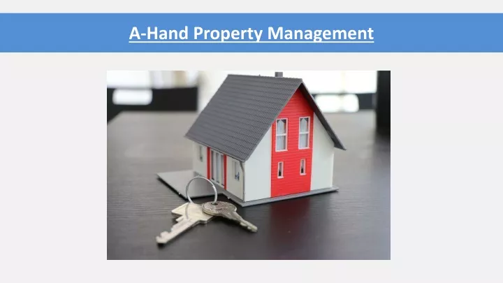 a hand property management