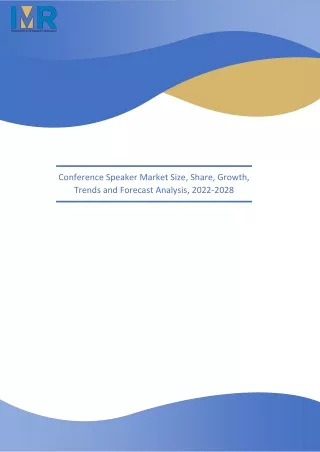 Conference Speaker Market
