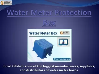 Water Meter Box - Proxl Global