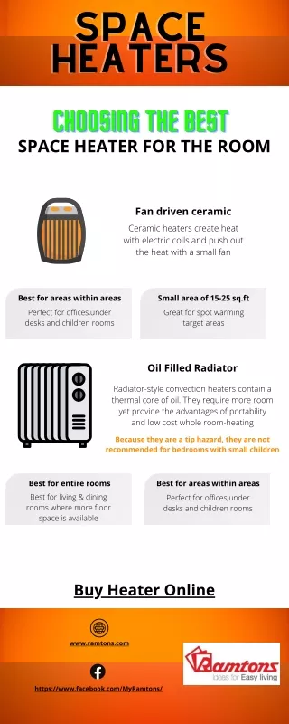 Stay Warm & Cozy in Winter - Buy Heater Online | Ramtons