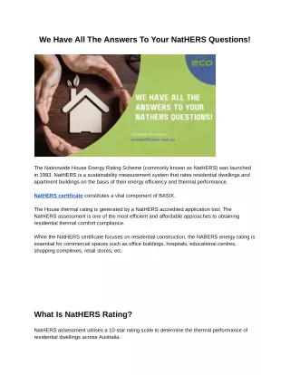 we have all the answers to your nathers questions