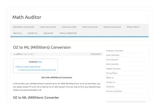 math auditor