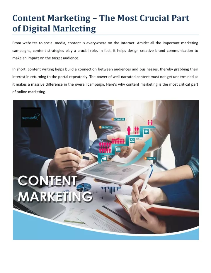 content marketing the most crucial part