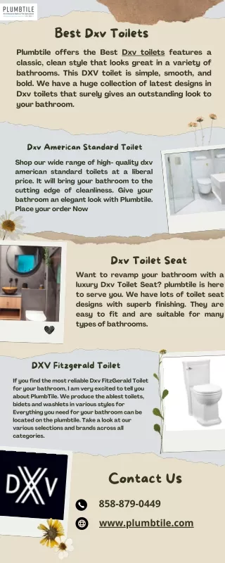 Explore The Best Dxv Toilets