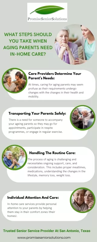 What Steps Should You Take When Aging Parents Need In-Home Care