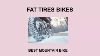 Fat Tires Bikes