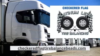 Balancing beads| Checkered Flag Tire Balance Beads