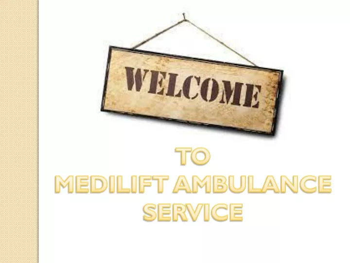 to medilift ambulance service