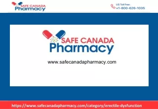 Buy Generic Erectile Dysfunction Medication Canada