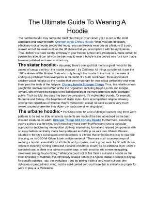 the ultimate guide to wearing a hoodie