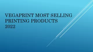 Most Selling Digital Printing Products 2022