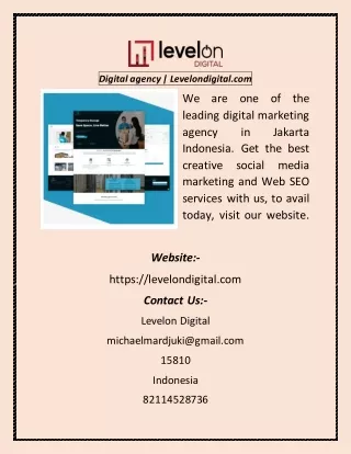 digital agency levelondigital com