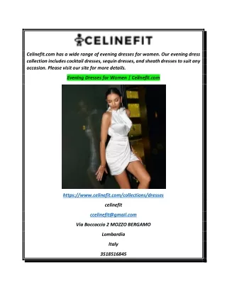 Evening Dresses for Women  Celinefit.com