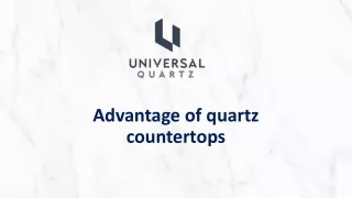 Advantages of quartz countertops
