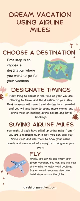 Dream Vacation Using Airline Miles