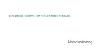Get Landscaping Services from Marion landscaping