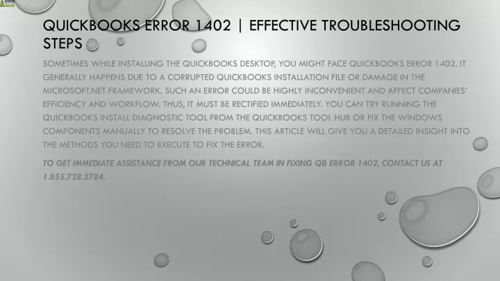 quickbooks error 1402 effective troubleshooting steps