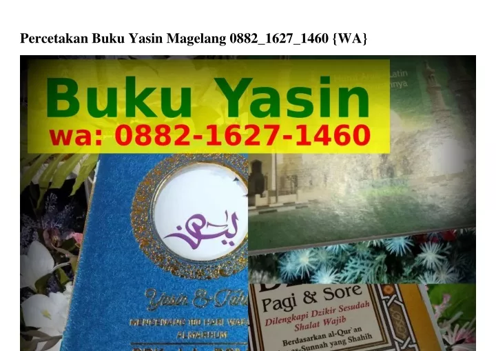 percetakan buku yasin magelang 0882 1627 1460 wa