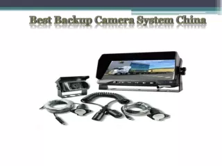 Best Backup Camera System China